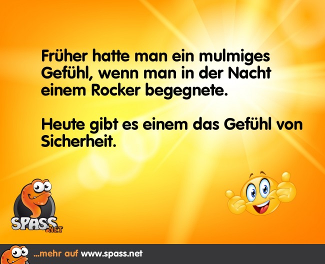 Rocker früher und heute Lustige Bilder auf