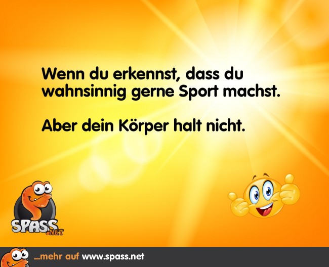 (Un)Sportlich Lustige Bilder auf