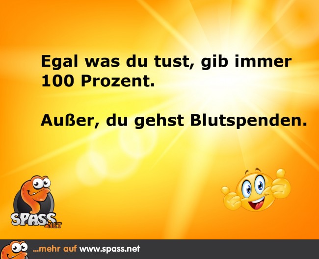 Immer 100 Prozent Lustige Bilder auf