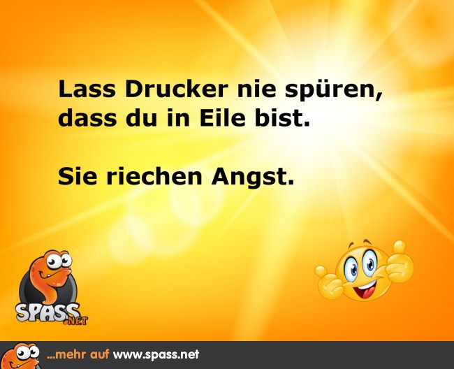 Drucker riechen das Lustige Bilder auf