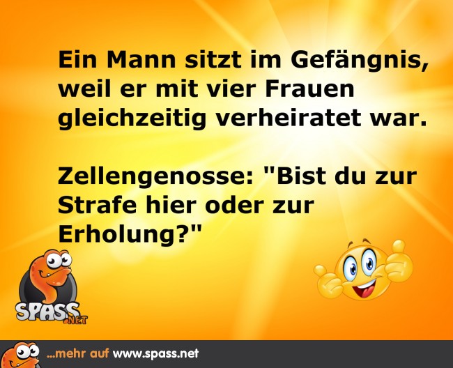 Strafe oder Erholung? Lustige Bilder auf