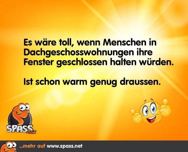 DachgeschossWärme Lustige Bilder auf