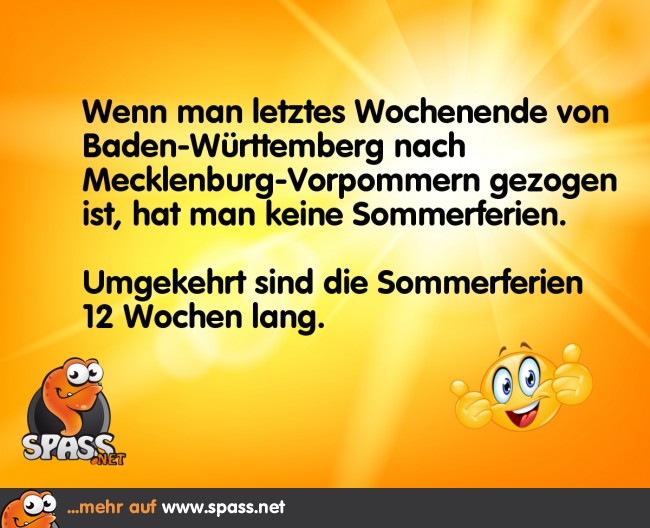 Kurze oder lange Sommerferien Lustige Bilder auf