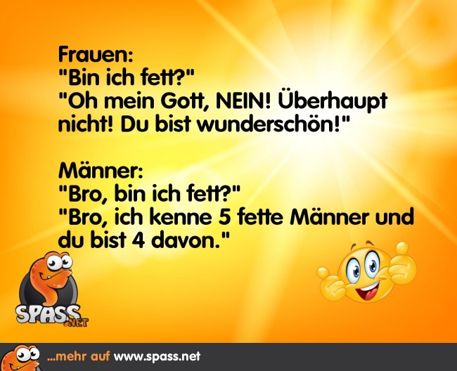 Bin ich fett? Lustige Bilder auf