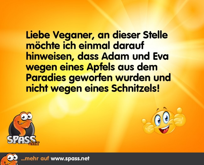 Es lag am Apfel… Lustige Bilder auf