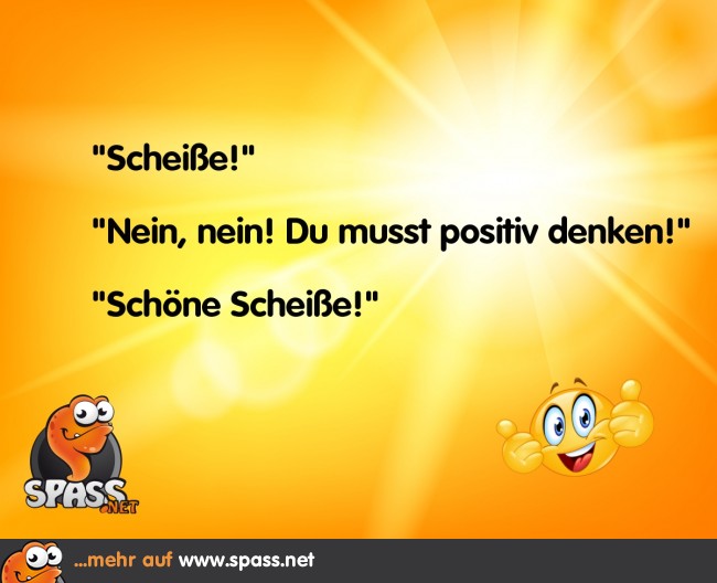 Positive Denkweise Lustige Bilder auf