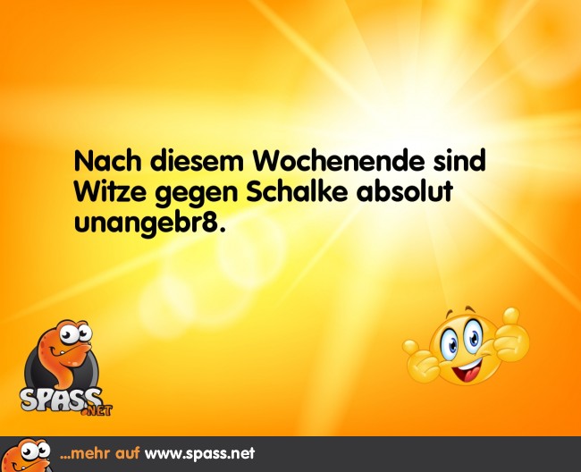 (K)ein SchalkeWitz Lustige Bilder auf