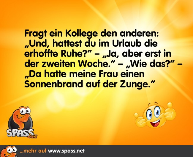 Ein ruhiger Urlaub Lustige Bilder auf