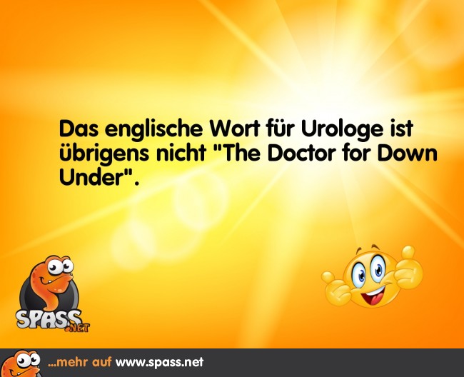 Englischer Urologe Lustige Bilder auf