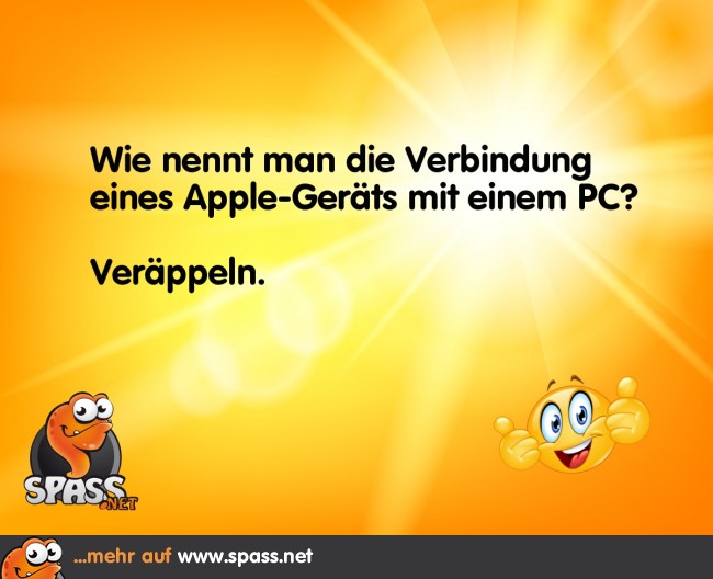 AppleVerbindung Lustige Bilder auf