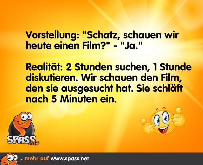 Filmabend Lustige Bilder auf