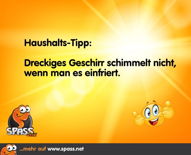 Haushaltstipp Lustige Bilder auf