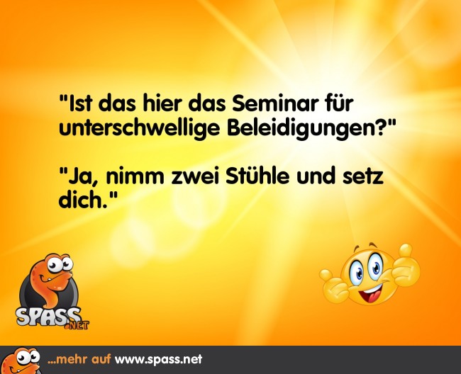 BeleidigungsSeminar Lustige Bilder auf