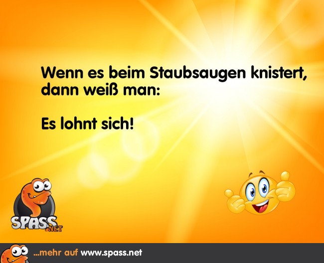 Knisternder Staubsauger Lustige Bilder auf