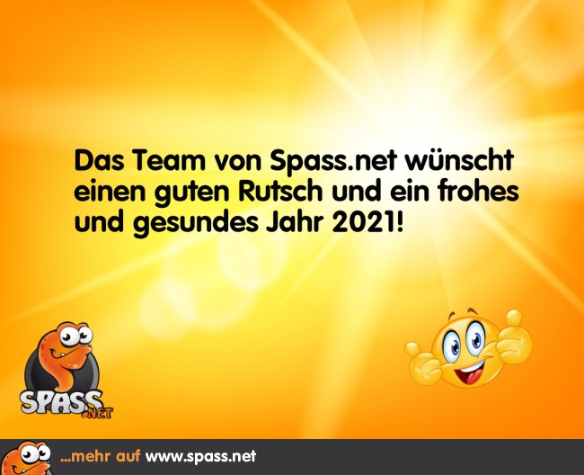 Ein frohes 2021! Lustige Bilder auf