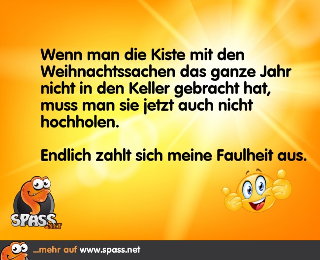 Faulheit zahlt sich eben doch aus! Lustige Bilder auf