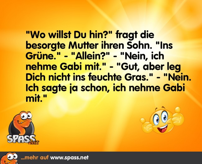 Im Grünen Lustige Bilder auf
