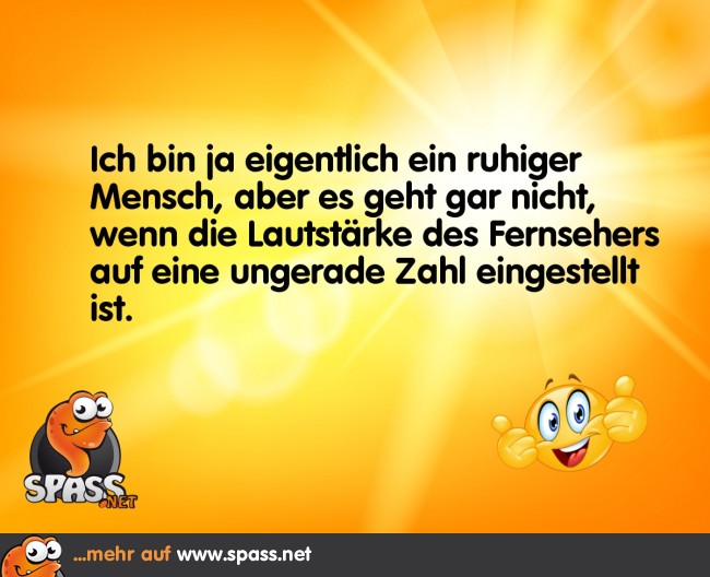 Manche Sachen machen unruhig Lustige Bilder auf