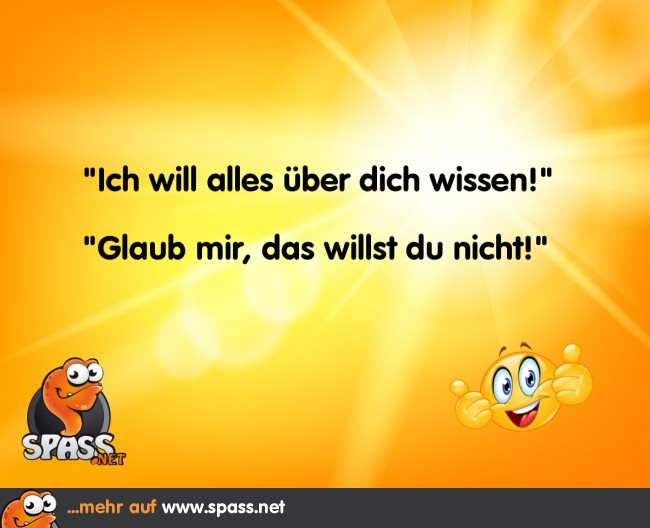 Willst du nicht wissen! Lustige Bilder auf