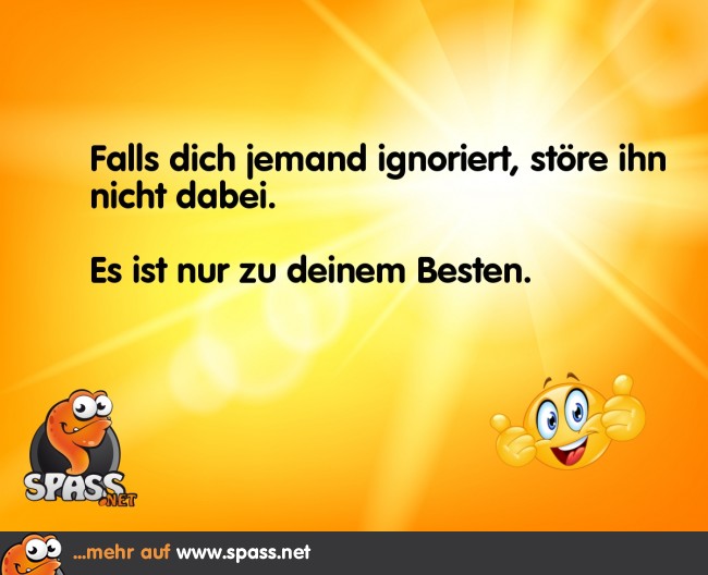Ungestörte Ignoranz Lustige Bilder auf