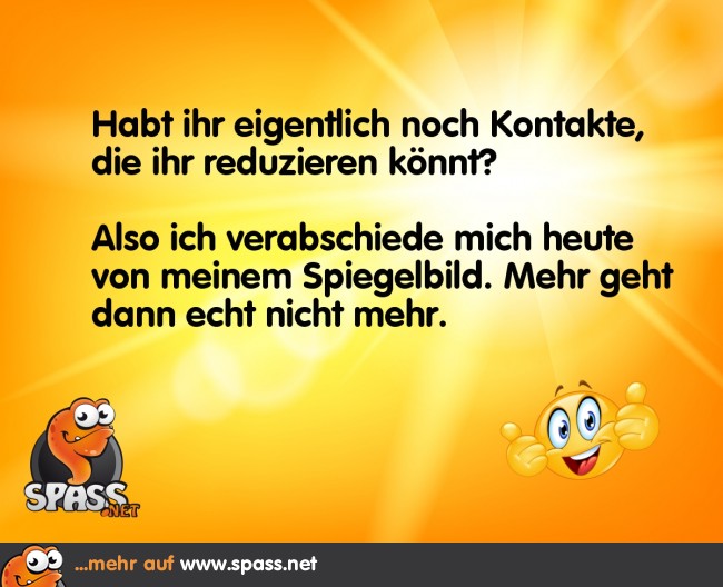 Kontaktreduzierung Lustige Bilder auf