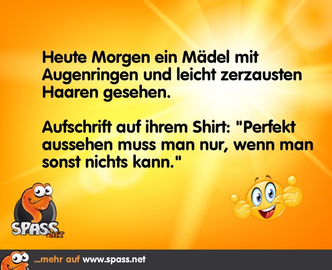 Perfektes Aussehen Lustige Bilder auf