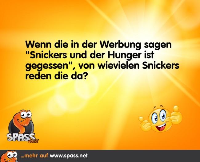 Der Hunger ist (nicht) gegessen Lustige Bilder auf