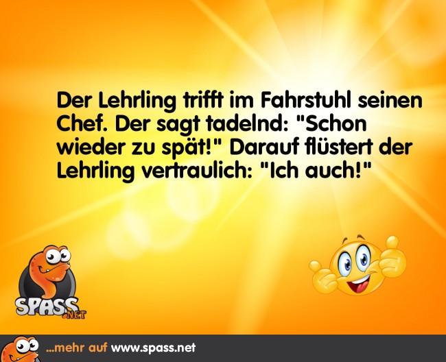 Schon wieder zu spät Lustige Bilder auf