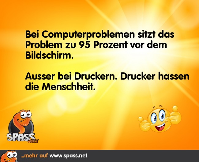 Fiese Drucker Lustige Bilder auf