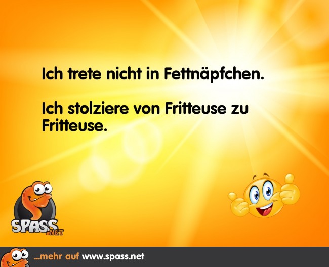 Fettnäpfchen sind was für Anfänger Lustige Bilder auf
