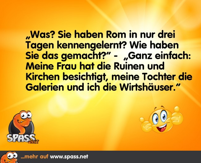Drei Tage Rom Lustige Bilder auf