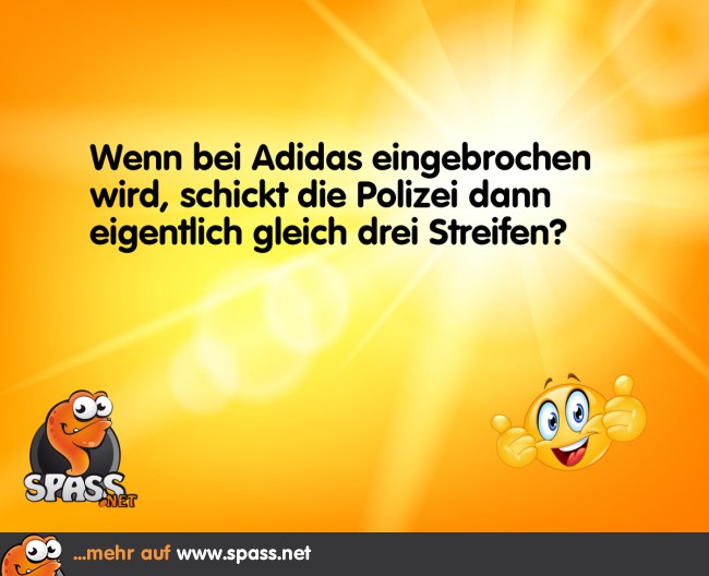 AdidasÜberfall Lustige Bilder auf