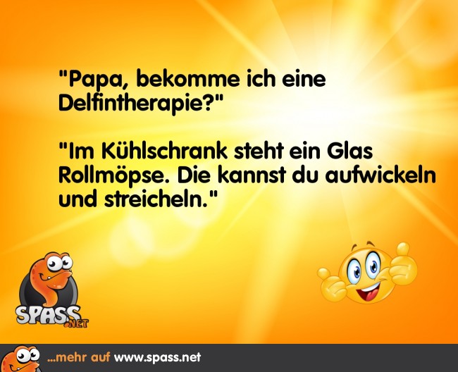 Rollmops statt Delfin Lustige Bilder auf