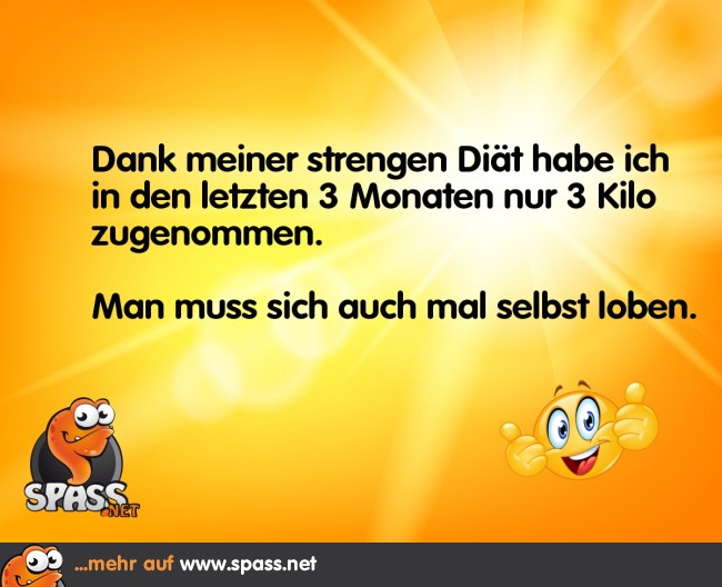 Eigenlob muss auch mal sein Lustige Bilder auf