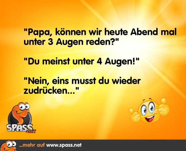 3AugenGespräch Lustige Bilder auf