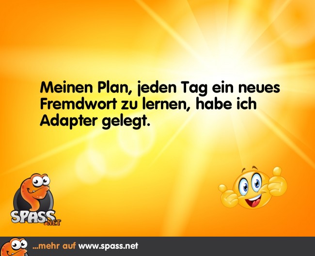 Jeden Tag ein Fremdwort Lustige Bilder auf
