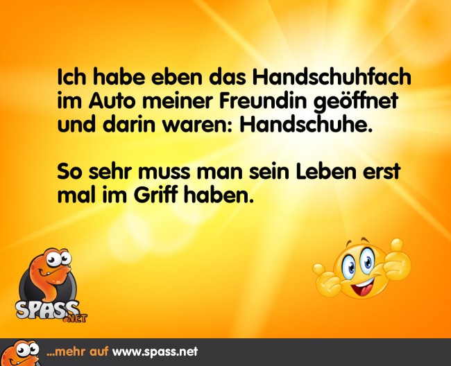 Das Leben im Griff haben Lustige Bilder auf