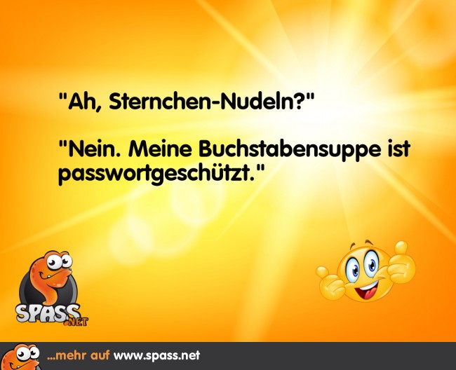 Verschlüsselte Suppe Lustige Bilder auf
