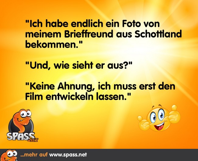 Der Brieffreund Lustige Bilder auf