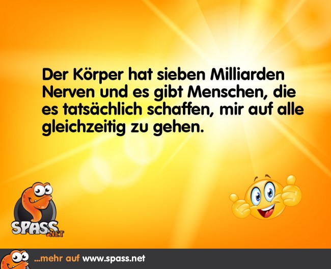 Auf die Nerven gehen Lustige Bilder auf