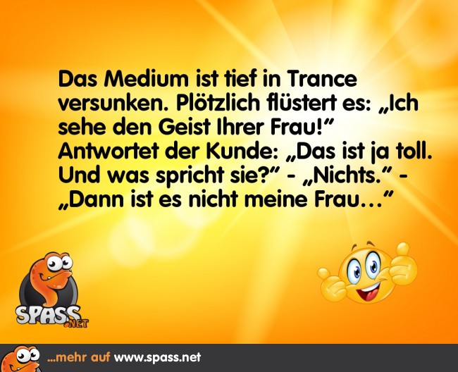 Ein schweigsamer Geist Lustige Bilder auf