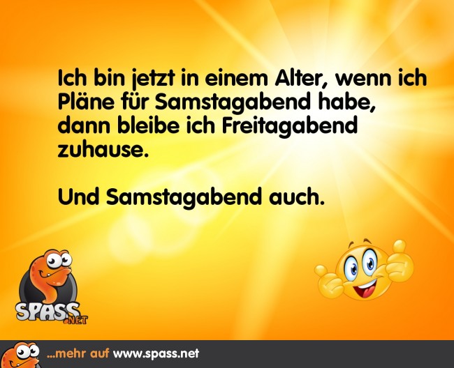Pläne für Samstagabend Lustige Bilder auf