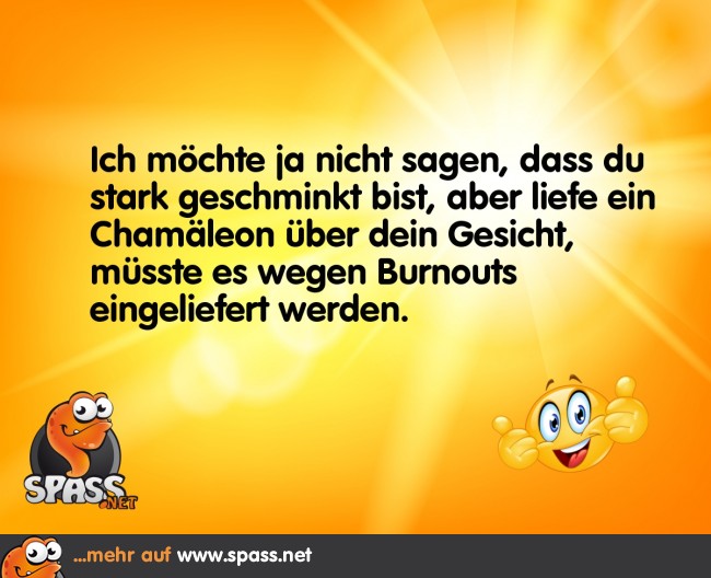 ChamäleonBurnout Lustige Bilder auf