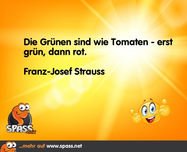 Wenn Grüne rot werden Lustige Bilder auf