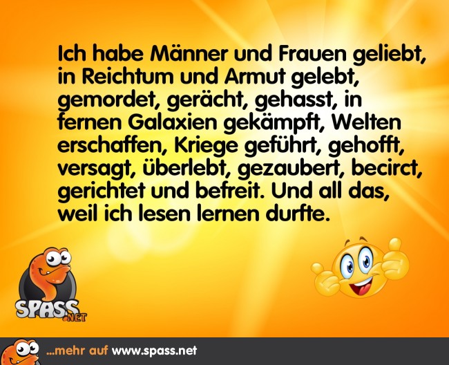 Lesen ist Macht Lustige Bilder auf