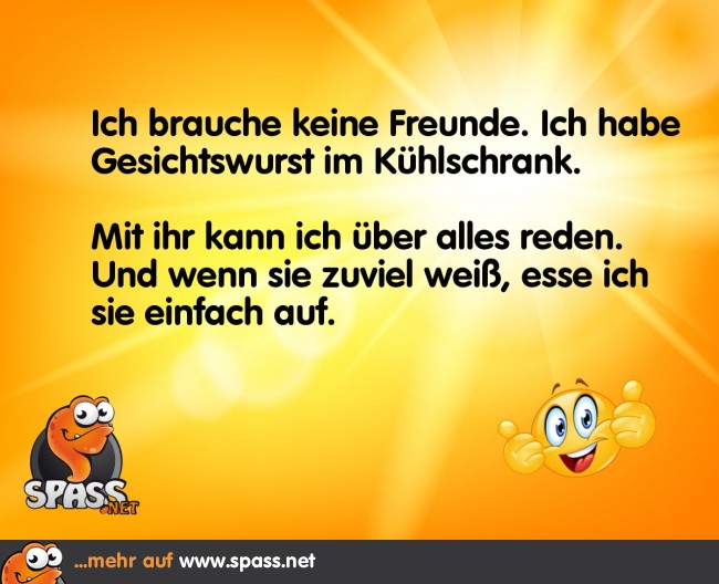 Wurst mit Geheimnissen Lustige Bilder auf