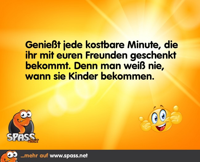 Kostbare Zeit mit Freunden Lustige Bilder auf