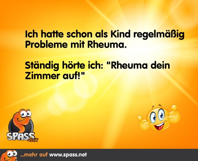 Rheuma in Kindertagen Lustige Bilder auf