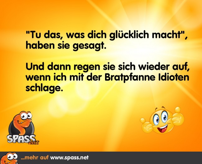 Macht glücklich Lustige Bilder auf