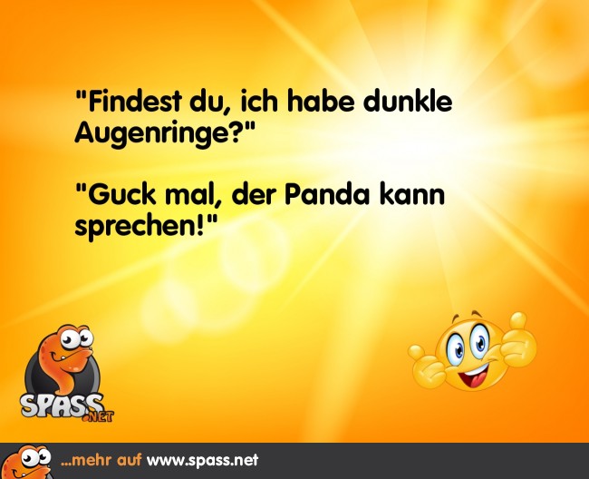 Wenn die Augenringe zu groß werden… Lustige Bilder auf